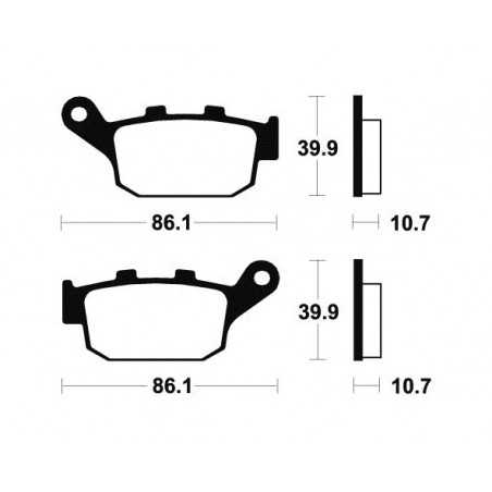 sintered brake pads mr114