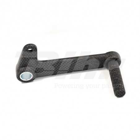 pedal de leva de cambio de aluminio gris