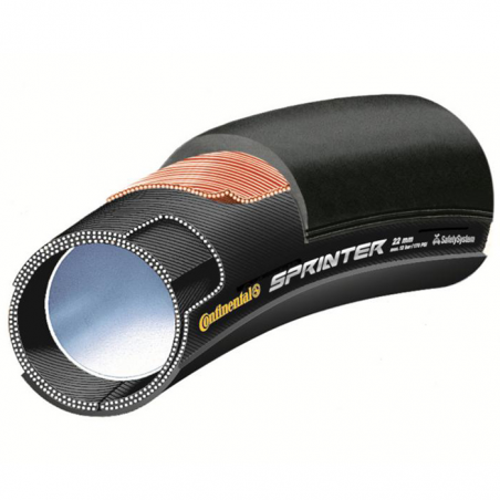 CONTINENTAL Cubierta neumatico tubular Sprinter 28x22 mm / BlackSkin 1177196135