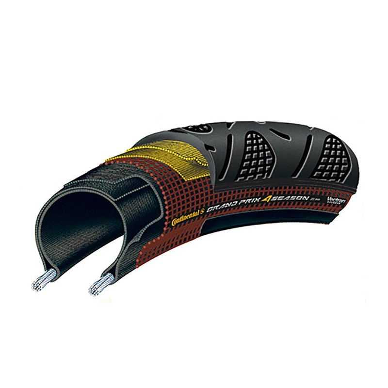CONTINENTAL Cubierta neumatico negra grand prix 4 season 700x23 32338