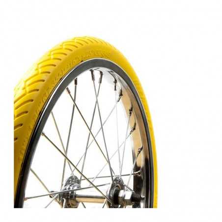 TANNUS Cubierta neumatico MINI-VELO 16x1.25 (BROMPTON) REGULAR AMARILLO 32-349 704111