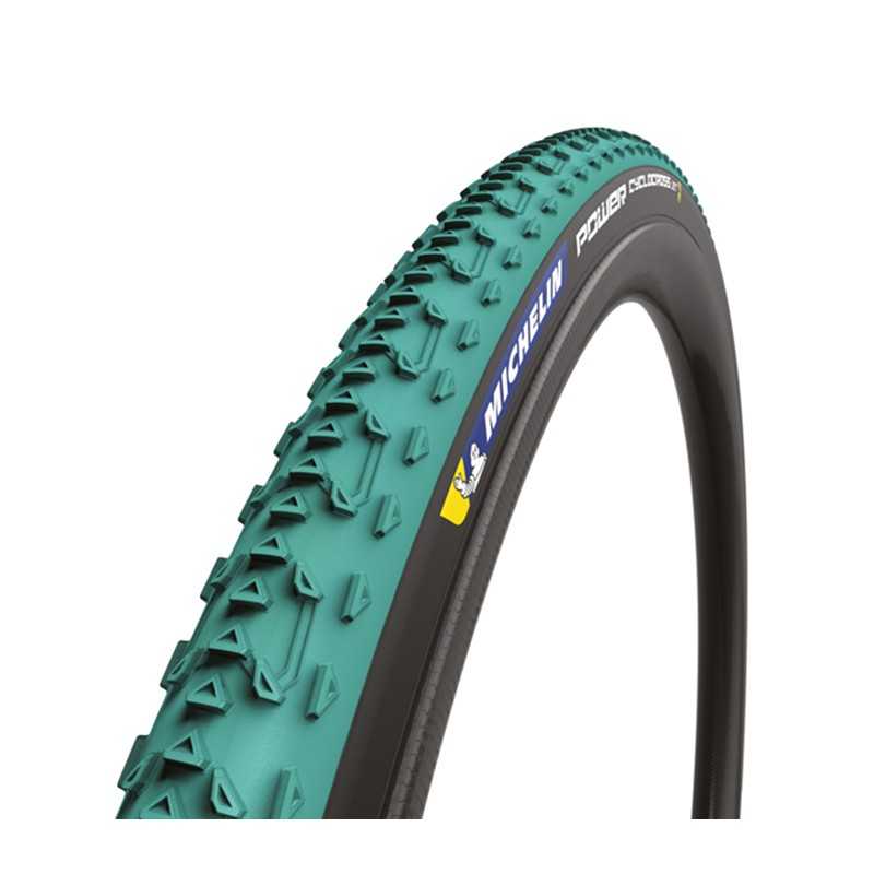 MICHELIN Cubierta neumatico POWER CYCLOCROSS JET 700x33 TUBELESS READY COMPETI. LINE PLEGABLE VERDE/NEGRO 33-622 704307