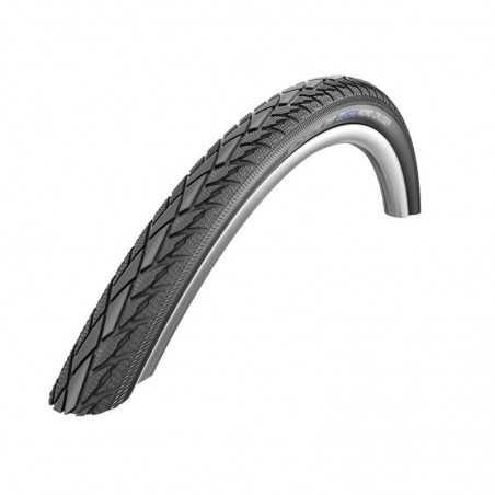 SCHWALBE Cubierta neumatico ROAD CRUISER 22x1 1/2 HS377 K-GUARD TWINSKIN SBC RIGIDA NEGRO REFLECTANTE 44-484 705005