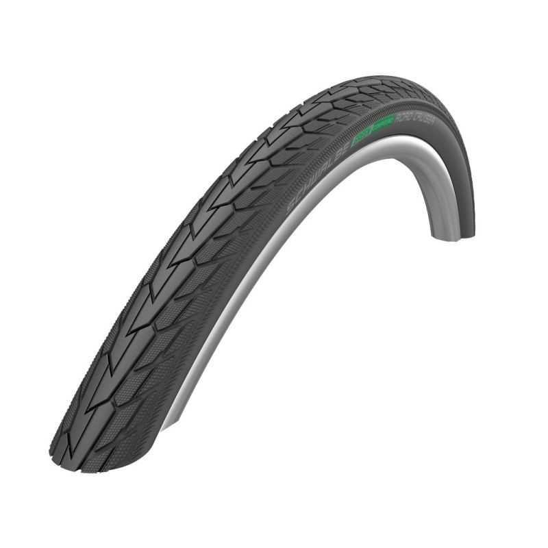 SCHWALBE Cubierta neumatico ROAD CRUISER 16x1.75 K-GUARD GREEN COMPOUND HS484 TWINSKIN RIGIDA NEGRO 47-305 318661