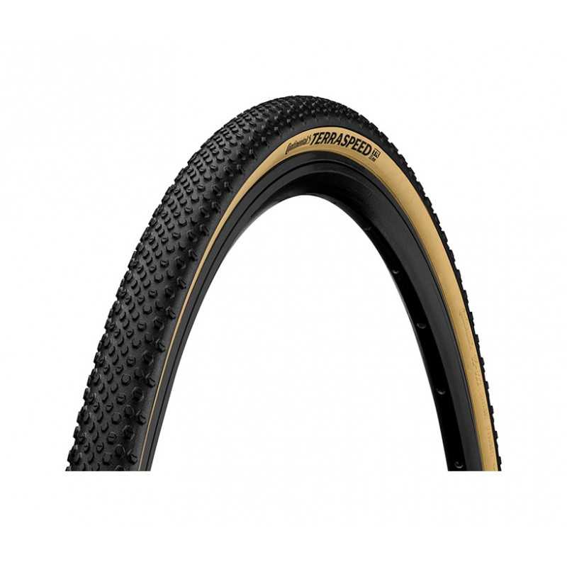 CONTINENTAL Cubierta neumatico plegable para bicicleta translucido TERRA SPEED 28x1.50 PROTECTION BLACKCHILI TUBELESS 40-622 708