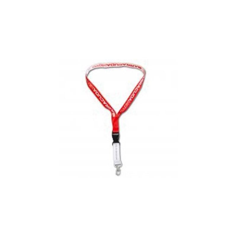 RED AND WHITE LACE, NECK HEIGHT KEYRING