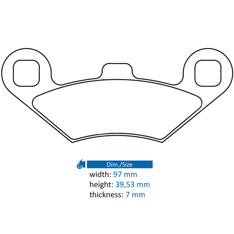 CL BRAKES Pastillas freno sinterizadas 3100MSC