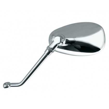 left wing mirror oem type - ce approved - chrome - easy installation
