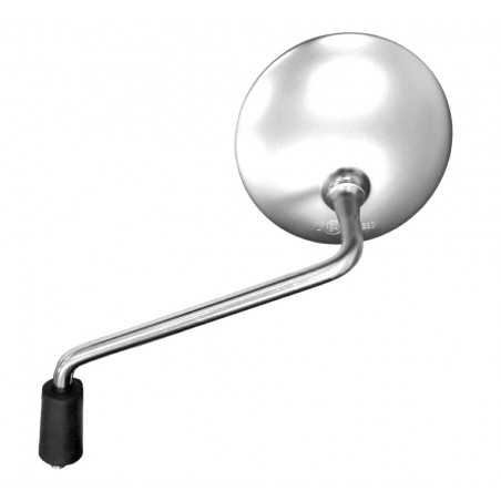 oem type left rearview mirror for motorcycle handlebar - chrome
