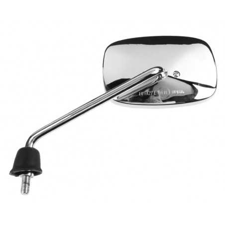 oem type left rearview mirror for motorcycle handlebar - chrome