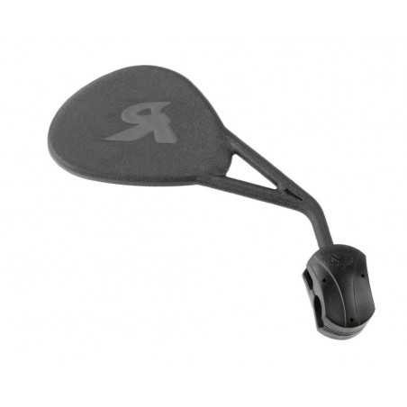 right rearview mirror for bicycles with handlebar mounting - black color