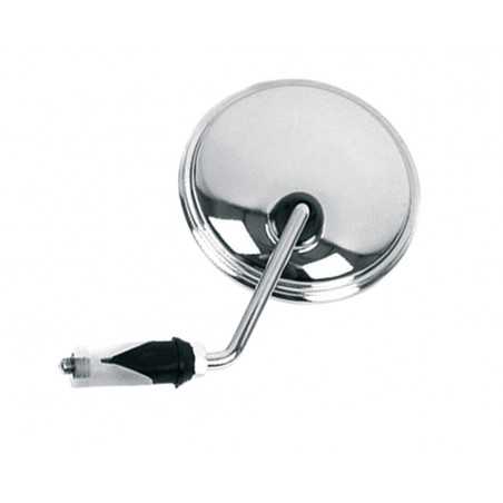 mirror, rearview, hand adjustment, round, 105mm