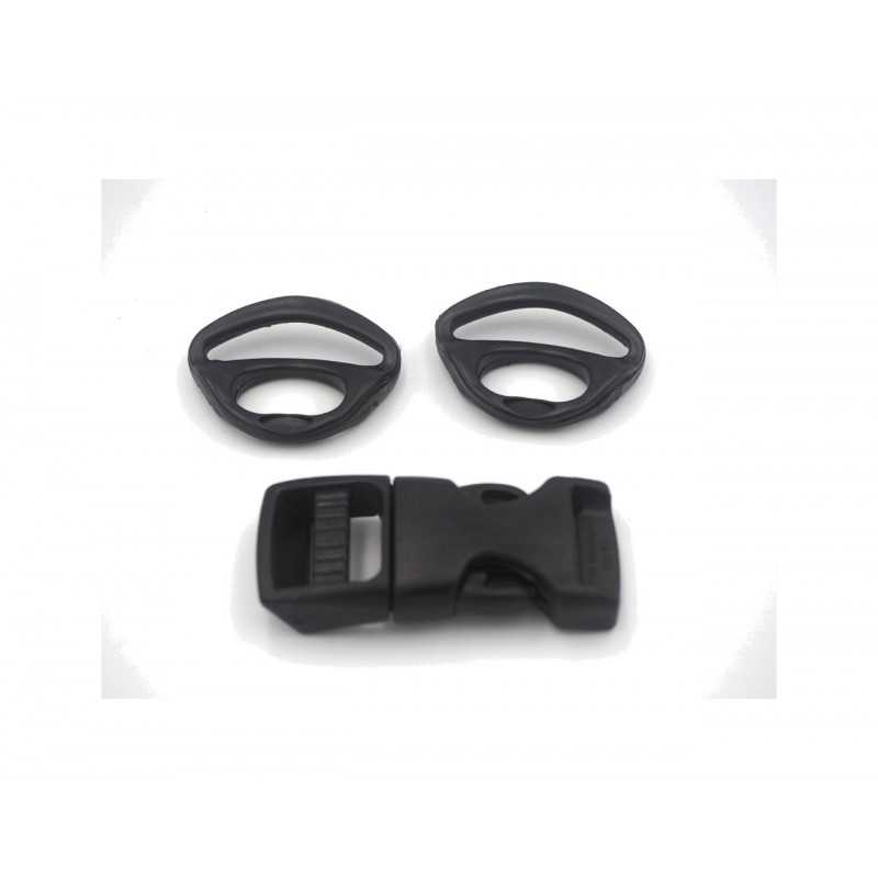 HEBO Adjuster and closure set for bike helmet CRANK/CORE 1.0 HBR0123