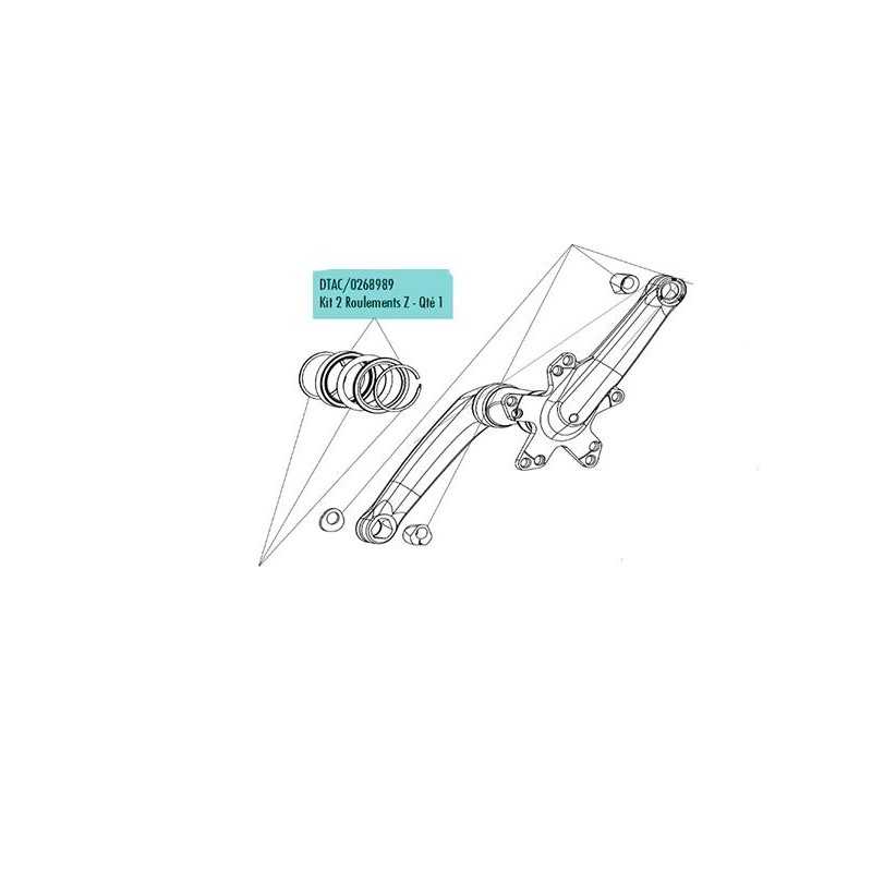 LOOK Wheel Bearing Kit ZED 2/3 46318