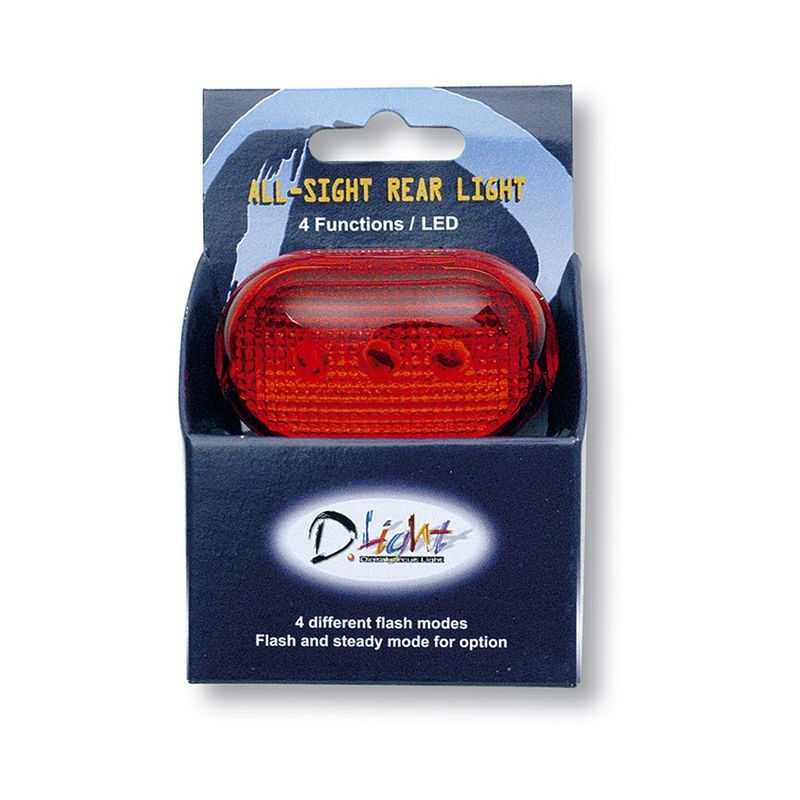 D.LIGHT FLASHING TAILLIGHT WITH 4 FUNCTIONS CHANCE GOOD 33626