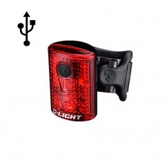 D.LIGHT Luz trasera 3 leds 4 funciones usb D LIGHT CHANCE 709187