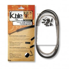 TRANSFIL Kit fundas cables sirgas siergas cambio inoxidable Campagnolo ergopower 25510