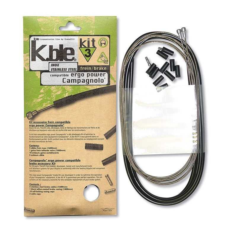 TRANSFIL STAINLESS STEEL BRAKE CABLES Campagnolo ergopower 25511