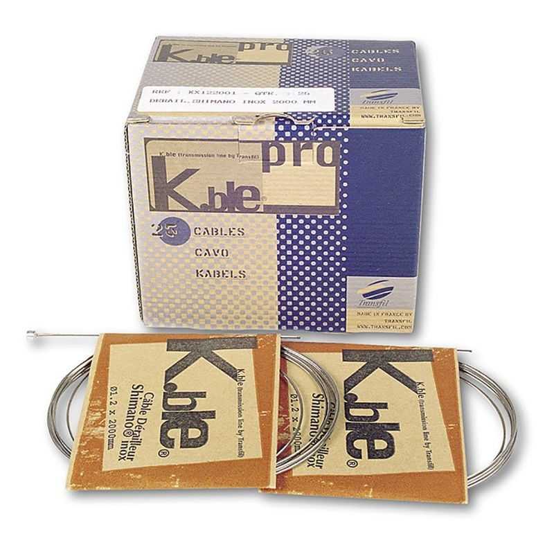 TRANSFIL Cables sirgas siergas cambio inoxidable shimano/SRAM 1.1 x 2000 (25u) 25516