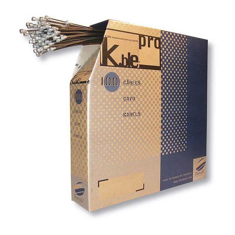 TRANSFIL 100 STAINLESS CABLES FOR BRAKE FOR ROAD Campagnolo 1.5 x 1600 25548