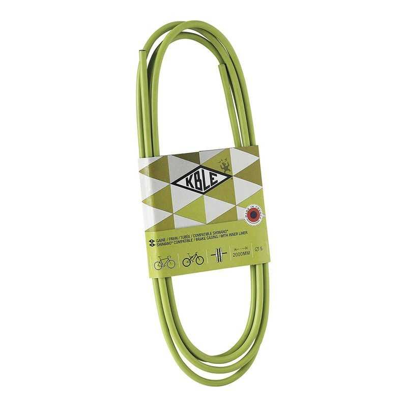 TRANSFIL Funda de sierga freno con teflón 2000 mm en color verde 25559VAR