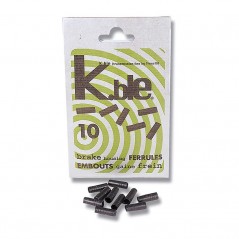 TRANSFIL Terminales funda de sierga freno autoblocante (10 piezas) 5 MM 25573