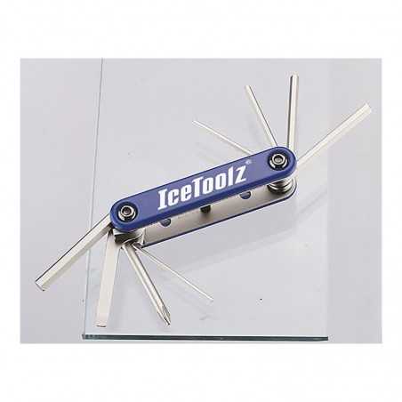 ICETOOLZ KIT LLAVES ALLEN Y DESTORNILLADOR 36105