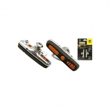 2x road brake-shoes with abs anti-block compatible shimano bicycle