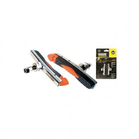 V BIKE Zapatas de freno ABS para bicicleta MTB/City/Trekking - Compatible con Shimano 2 piezas 12012