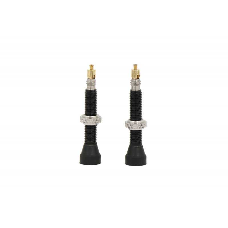 MASSI Valvula bicicleta aluminio con obus desmontable MTC104 TUBELESS 2U 51376