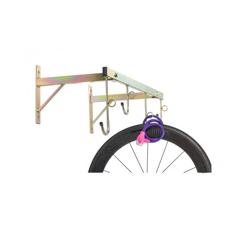 4 bicycles wall display stand