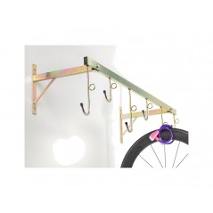 Wall display stand for 6 bicycles