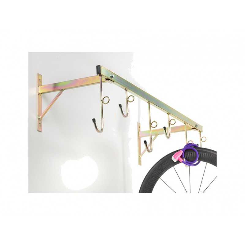 Wall display stand for 6 bicycles