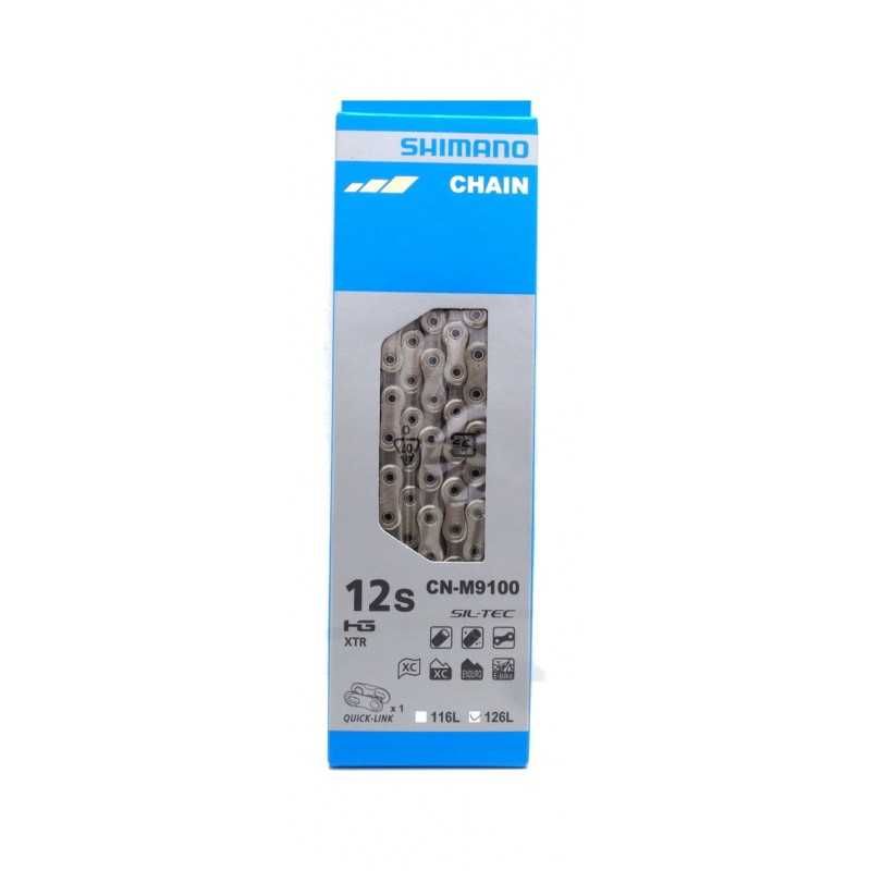Chain bicycle 126 links  XTR CN-M9100 HYPERGLIDE+ SIL-TEC 12V WITH QUICKLINK