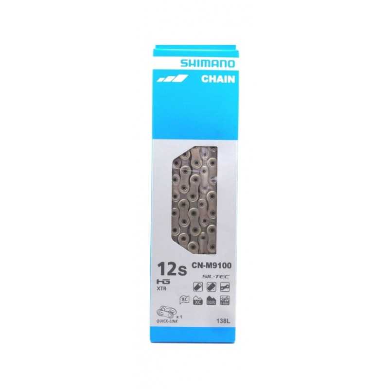 Bicycle chain 138 links  XTR CN-M9100 HYPERGLIDE+ SIL-TEC 12V WITH QUICKLINK