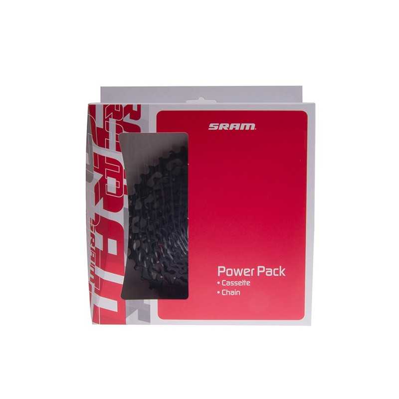 SRAM Kit de cassette 11 velocidades y cadena para bici POWER PACK PG-1130 PC-1110 (11-42T) 707365