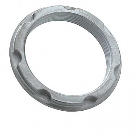 Locknut for steel track bushing