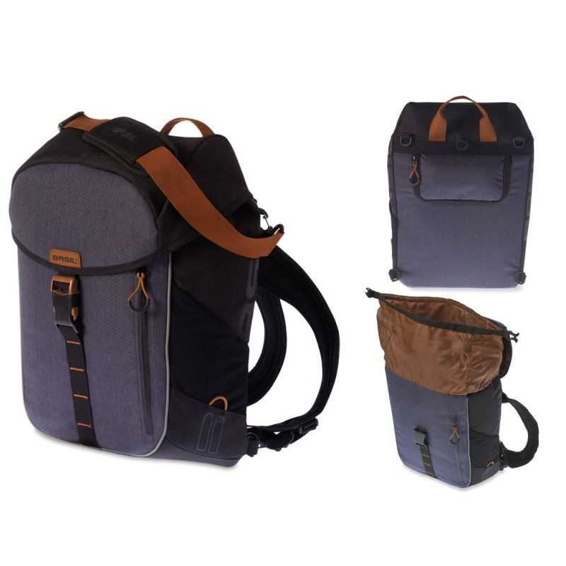 BASIL Alforja impermeable bicicleta MILES DAYPACK 17 L (31X17X44) 291025