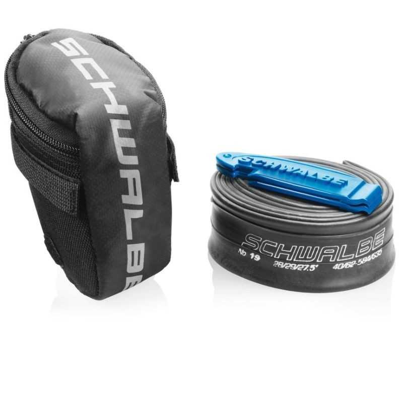 SCHWALBE Bolsa bicicleta para tija sillin carretera con camara y desmontables SV15 703096
