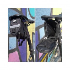 TÖLS Saddle bag for attachment to the rails and with velcro strap to the seatpost 843657711020VAR