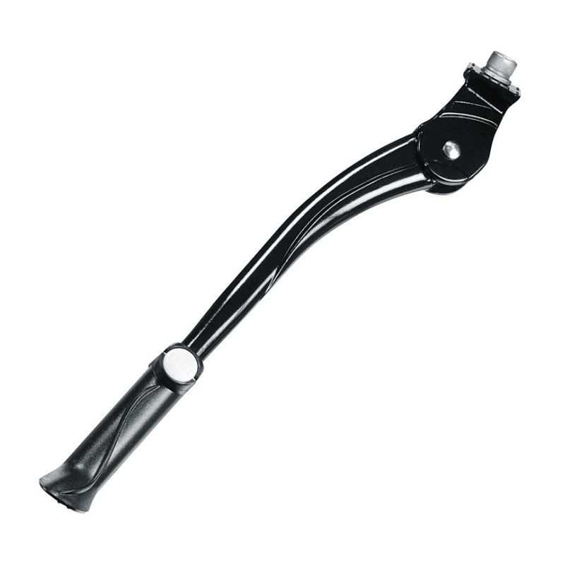 ERGOTEC Soporte pata caballete regulable lateral aluminio para bicicleta COMFORT 26-28" 374021