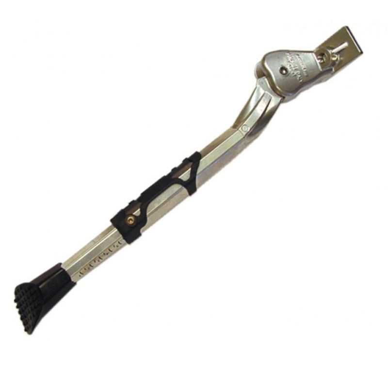 URSUS Soporte pata caballete lateral ajustable de aluminio para bici, montaje directo KING 26-28" 700855