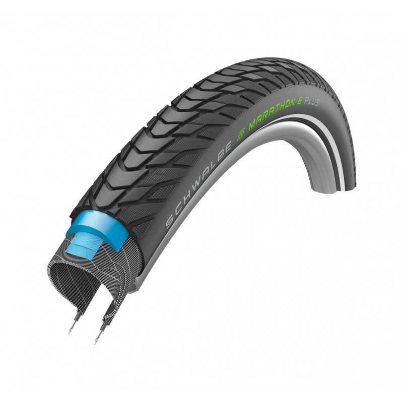 SCHWALBE Rigid tire for bicycle MARATHON E-PLUS 27.5x2.00 HS498 PERF TWINSK SMART DUALG ADDIX REF 50-622 709557