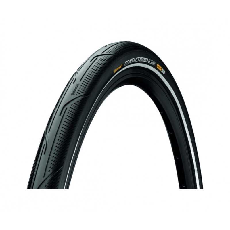 CONTINENTAL Cubierta neumatico rigida para bicicleta reflectante CONTACT URBAN 27.5x2.20 SAFETYPRO PUREGRIP COMPOUND (55-584) 70