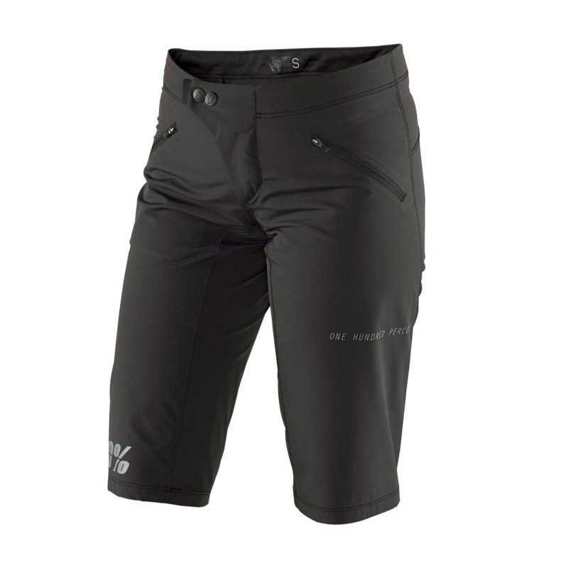 100% Pantalón corto de mujer deportivo con bolsillos cremallera RIDECAMP 45901-001-11VAR