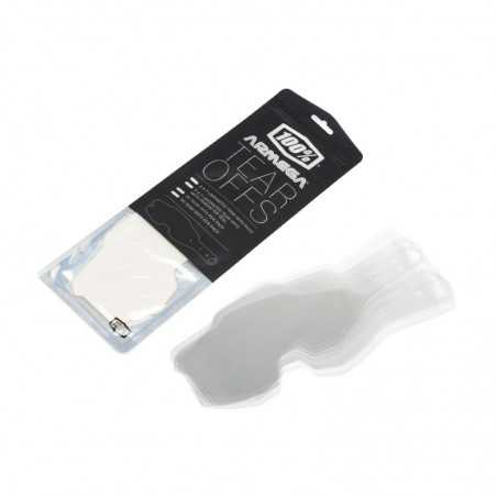 100% Recambio pantalla visera estándar para mantener las lentes limpias TEAR-OFFS (20U) ARMEGA 51015-010-02