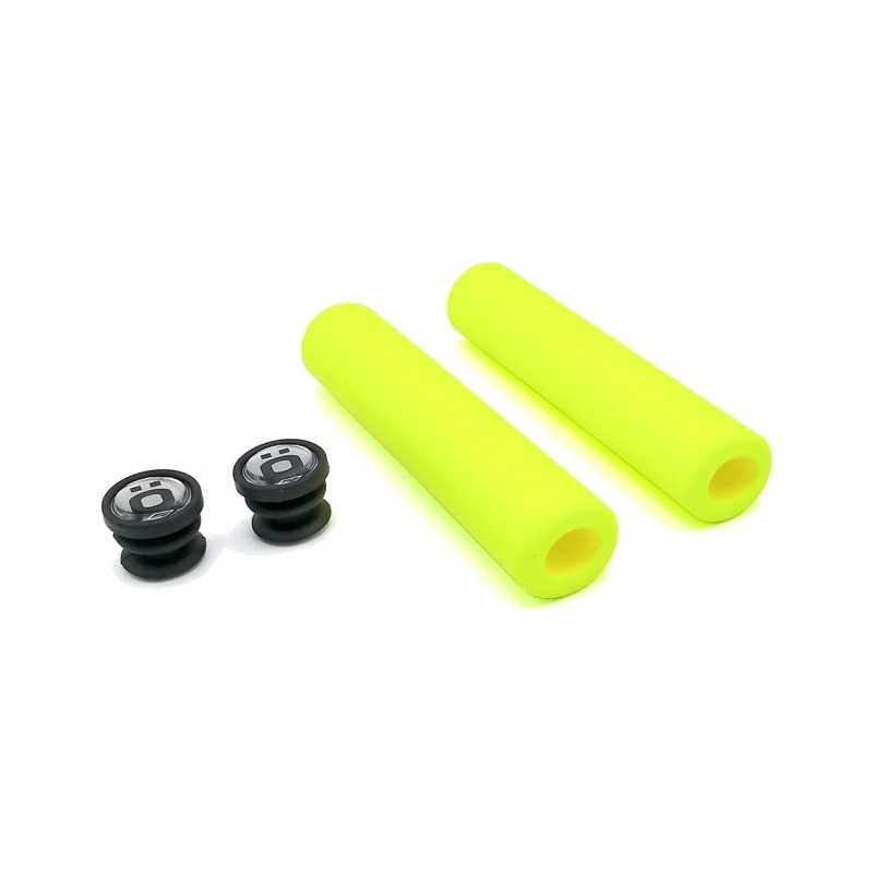 TÖLS Set of silicone bicycle handlebar grips + silicone side caps MTB 843657711105VAR