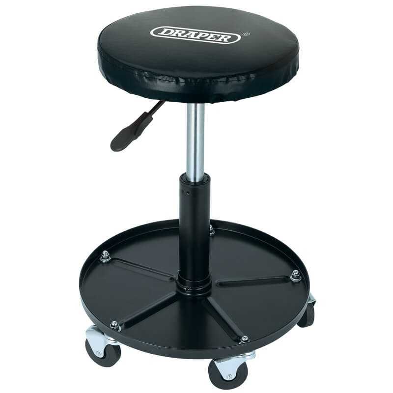 DRAPER Taburete de taller ajustable 51100065