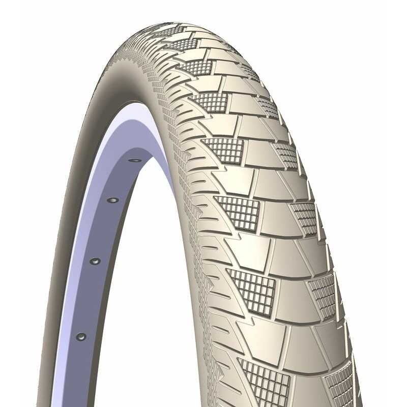 MITAS Cubierta neumatico bicicleta antipinchazos reflectante CITYHOPPER V99 28X2.0 90300225
