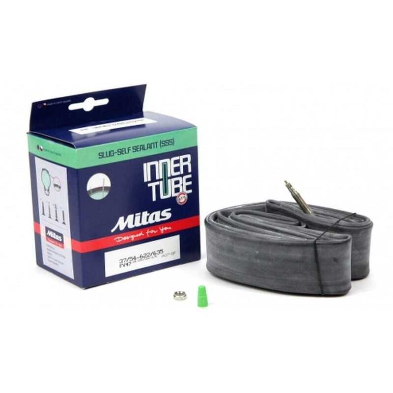 MITAS Camara anti pinchazos valvula gruesa 26X1.75-2.50 AV40 SCHRADER 90800030
